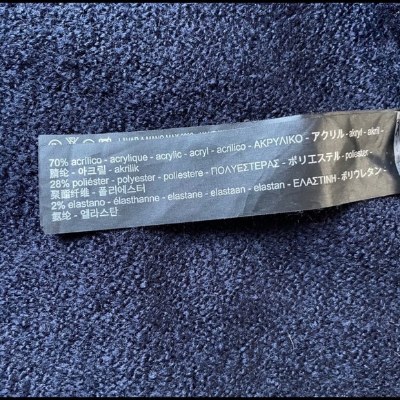 Zara Navy Blue Buttondown Cardigan in Medium - Picture 5 of 7